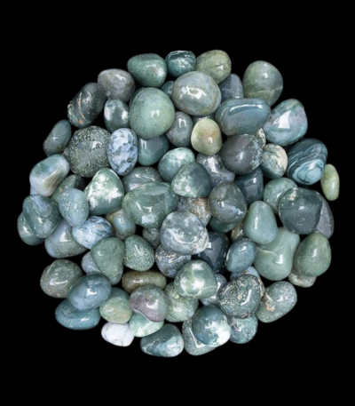 moss agate gemstone tumble manufacturer supplier exporter wholesaler jaipur Khambhat rajasthan