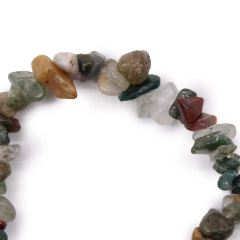 moss agate chips bracelet manufacturer supplier exporter wholesaler jaipur Khambhat rajasthan