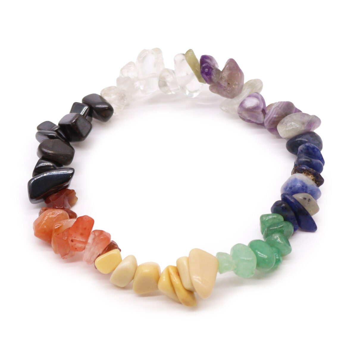 7 chakra chips bracelet manufacturer supplier exporter wholesaler jaipur Khambhat rajasthan