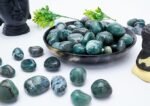 moss agate gemstone tumble manufacturer supplier exporter wholesaler jaipur Khambhat rajasthan