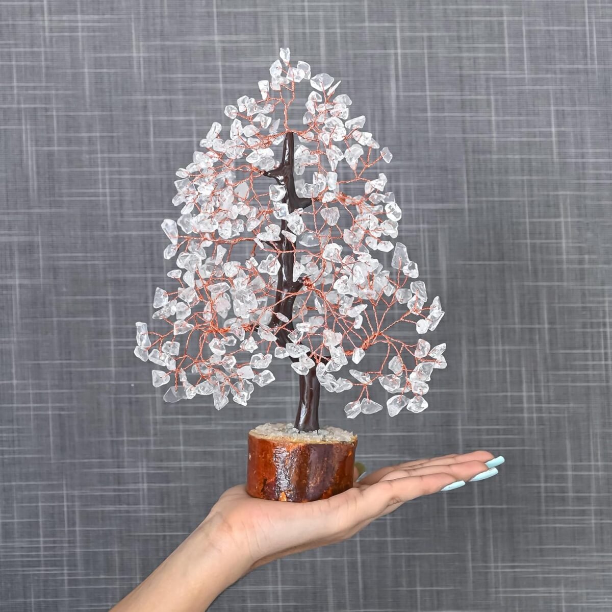 clear quartz crystal tree manufacturer supplier exporter wholesaler jaipur Khambhat rajasthan