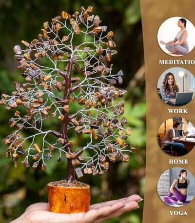 tiger eye crystal tree manufacturer supplier exporter wholesaler jaipur Khambhat rajasthan