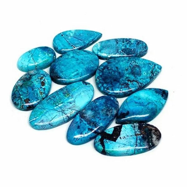 natural crysocolla gemstone cabochon manufacturer supplier exporter wholesaler jaipur Khambhat rajasthan