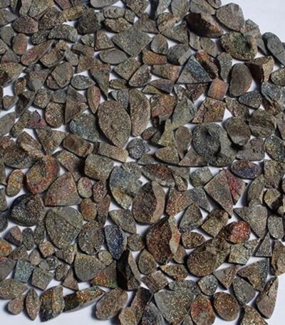 rainbow pyrite druzy gemstone cabochon manufacturer supplier exporter wholesaler jaipur Khambhat rajasthan